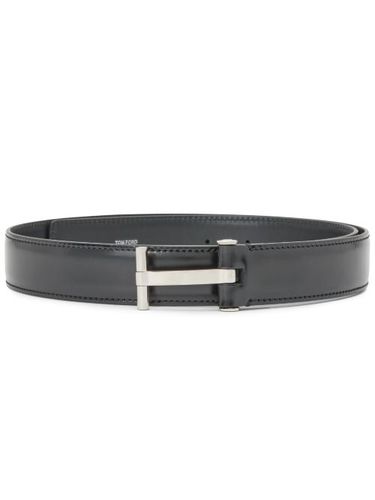 Ceinture en cuir à boucle T - TOM FORD - Modalova