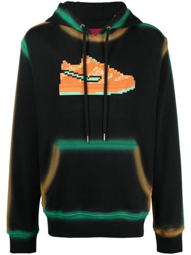 Hoodie en coton Furry à imprimé graphique - Mostly Heard Rarely Seen 8-Bit - Modalova