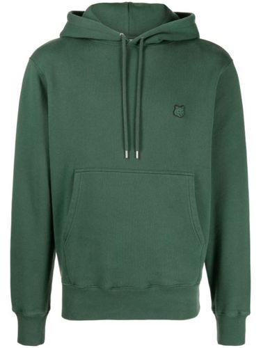 Hoodie en coton à patch logo - Maison Kitsuné - Modalova