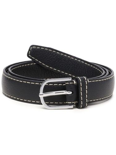 Ceinture en cuir à détails de coutures - TOTEME - Modalova