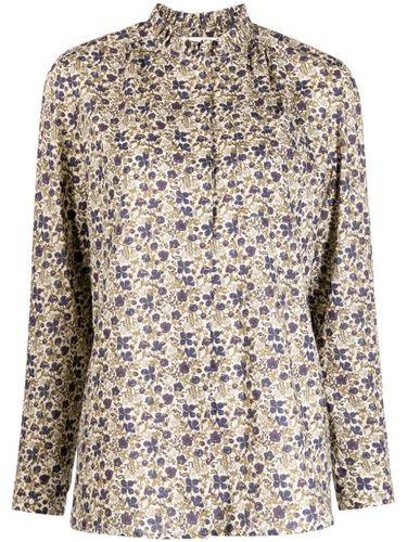 Blouse en coton à fleurs - Bonpoint - Modalova