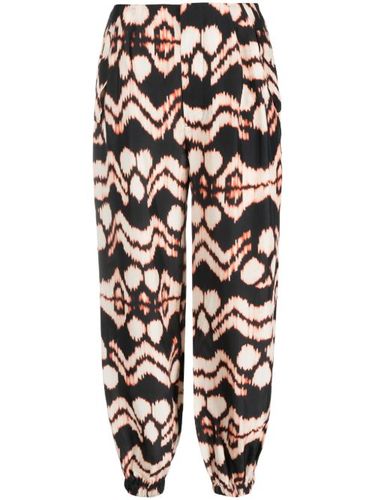 Pantalon droit à motif abstrait - Ulla Johnson - Modalova