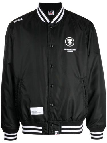 Veste bomber à logo imprimé - AAPE BY *A BATHING APE® - Modalova