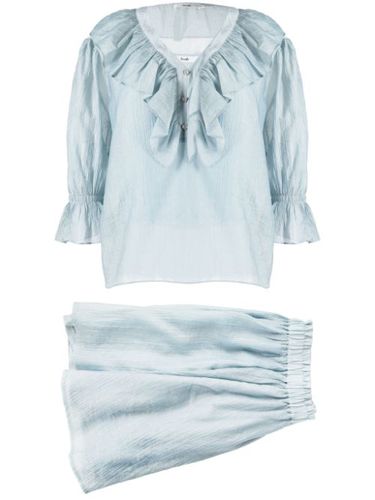 Ensemble blouse-short à volants - b+ab - Modalova