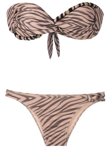 Bikini orné de perles à motif zébré - Amir Slama - Modalova
