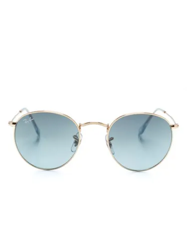 Lunettes de soleil à monture ronde bicolore - Ray-Ban - Modalova