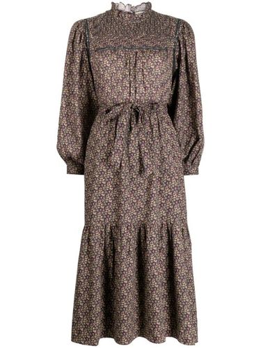 Robe mi-longue à fleurs - Bonpoint - Modalova