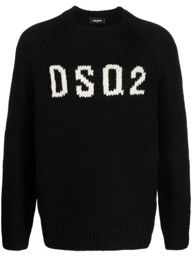 Pull à logo en intarsia - DSQUARED2 - Modalova