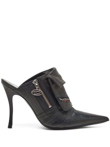 Mules D-Venus Pocket 100 mm en cuir - Diesel - Modalova