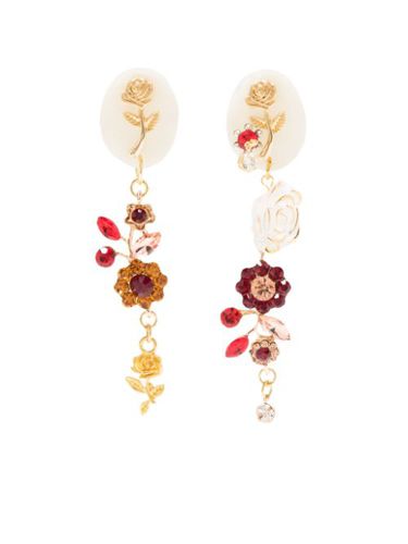 Boucles d'oreilles serties de cristaux - Amir Slama - Modalova