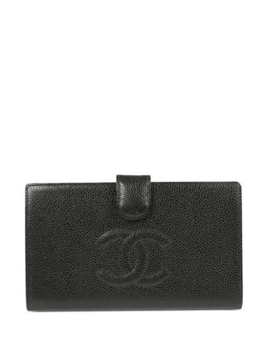 Portefeuille pliant à logo CC (2005) - CHANEL Pre-Owned - Modalova