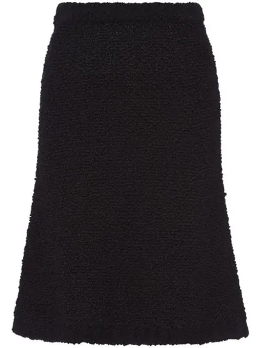 Jupe mi-longue texturée - Prada - Modalova