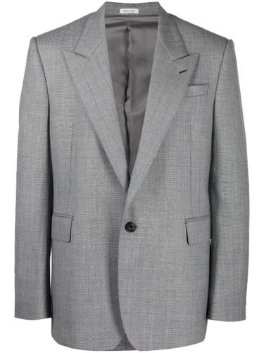 Blazer en laine à simple boutonnage - Alexander McQueen - Modalova