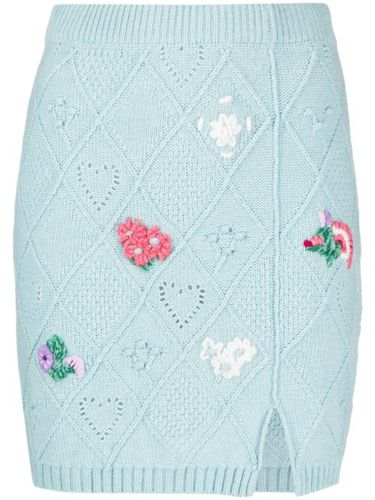 TWINSET minijupe Treeblend - Bleu - TWINSET - Modalova