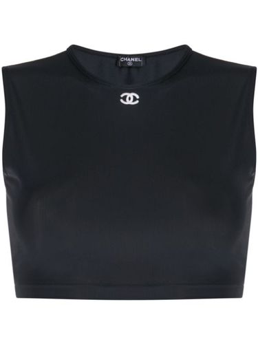 Débardeur crop à logo (années 1990) - CHANEL Pre-Owned - Modalova