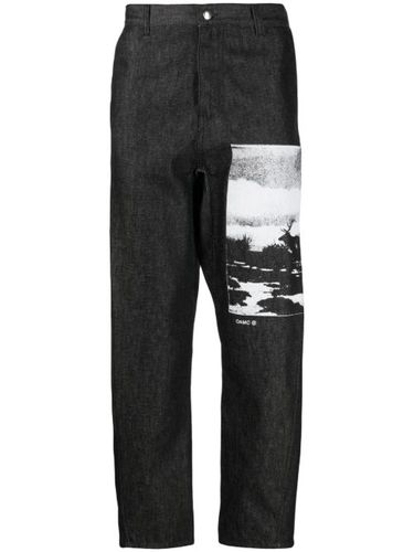 Pantalon en coton biologique à imprimé graphique - OAMC - Modalova