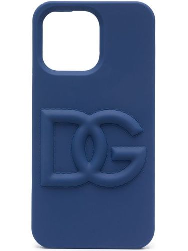 Coque d'iPhone 14 Pro Max à logo embossé - Dolce & Gabbana - Modalova