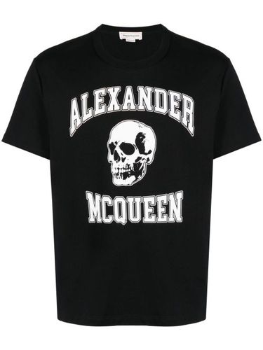 T-shirt à logo tête de mort imprimé - Alexander McQueen - Modalova