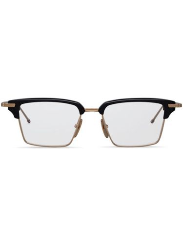 Lunettes de vue à monture d'inspiration wayfarer - Thom Browne Eyewear - Modalova