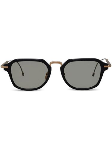 Lunettes de soleil tintées à monture géométrique - Thom Browne Eyewear - Modalova