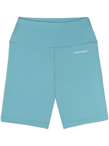 Short cycliste à logo imprimé - Sporty & Rich - Modalova