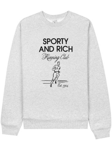 Sweat à imprimé Running Man - Sporty & Rich - Modalova