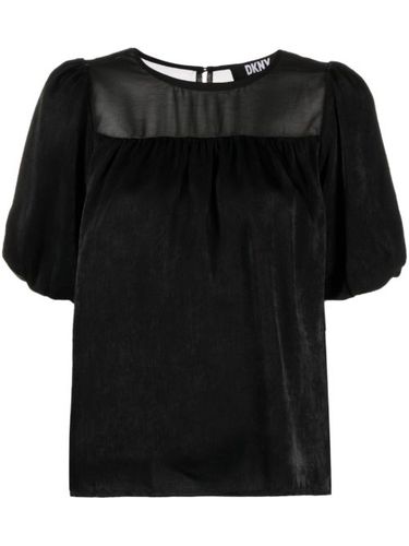 DKNY blouse à fronces - Noir - DKNY - Modalova