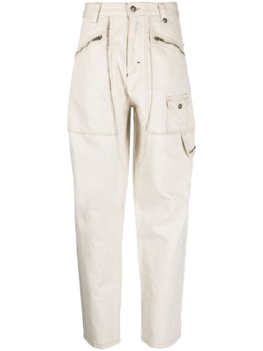 Pantalon fuselé à poches zippées - ISABEL MARANT - Modalova