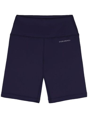 Short cycliste à logo imprimé - Sporty & Rich - Modalova