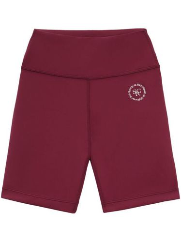 Short cycliste à logo imprimé - Sporty & Rich - Modalova