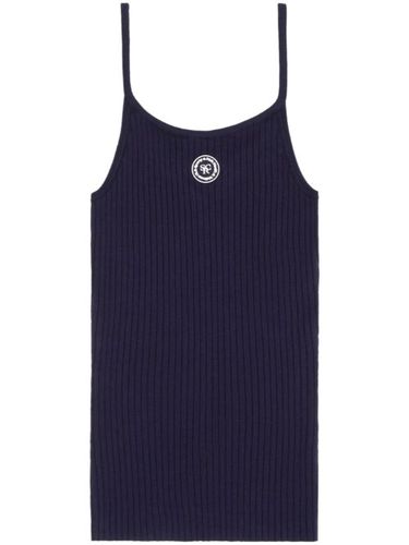 Débardeur nervuré à patch logo - Sporty & Rich - Modalova