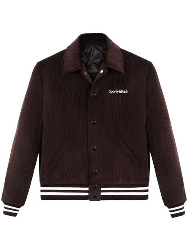 Veste bomber à logo brodé - Sporty & Rich - Modalova