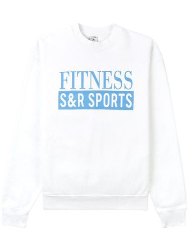 Sweat en coton à logo imprimé - Sporty & Rich - Modalova