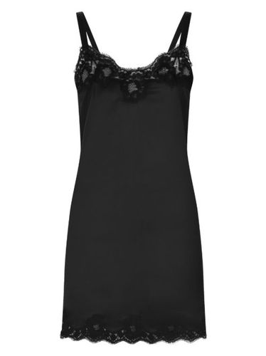 Caraco en soie à empiècements en dentelle - Dolce & Gabbana - Modalova