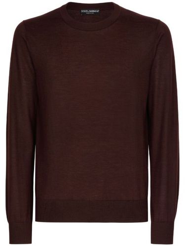 Pull en cachemire à col rond - Dolce & Gabbana - Modalova