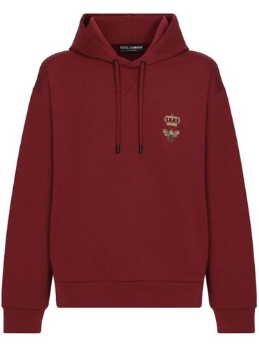 Hoodie à logo brodé - Dolce & Gabbana - Modalova