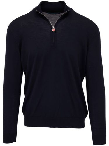 Pull en laine à col zippé - Kiton - Modalova