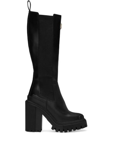 Bottes 90 mm à plaque logo - Dolce & Gabbana - Modalova