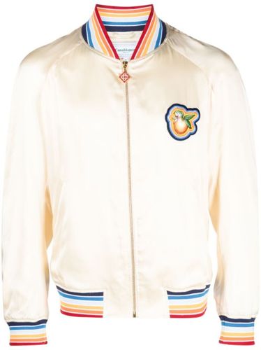 Veste bomber à patch logo - Casablanca - Modalova