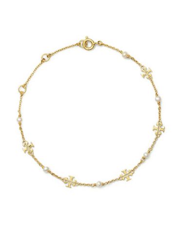 Bracelet en chaine Kira à perles - Tory Burch - Modalova