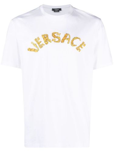 T-shirt Seashell Baroque en coton - Versace - Modalova