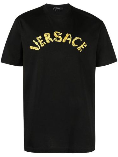 T-shirt Seashell Baroque en coton - Versace - Modalova