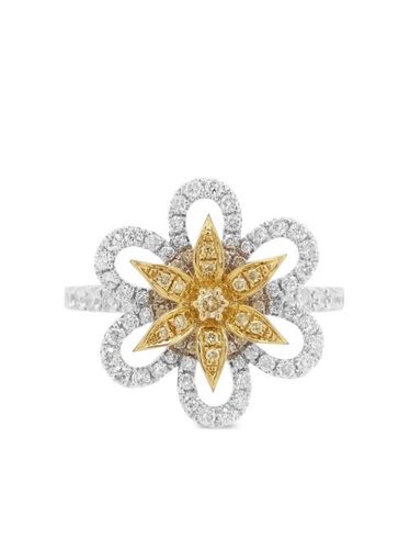 Bague en or 18ct et platine sertie de diamants - HYT Jewelry - Modalova