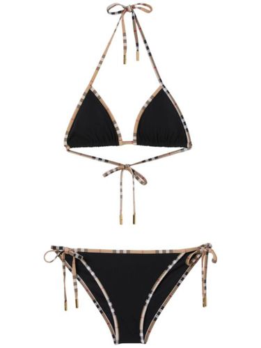 Bikini triangle à carreaux - Burberry - Modalova