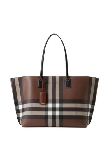 Sac cabas à carreaux - Burberry - Modalova