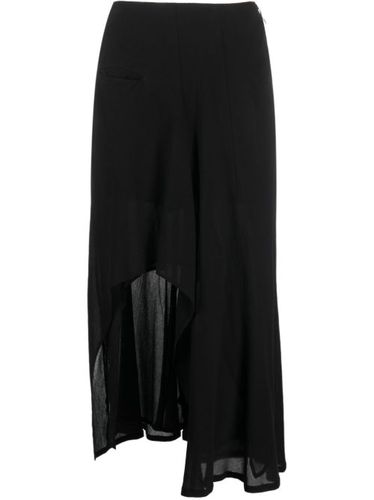 Jupe mi-longue à design asymétrique - Yohji Yamamoto - Modalova