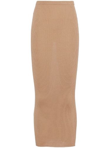 Jupe nervurée à taille haute - Prada - Modalova