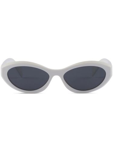 Lunettes de soleil Symbole à monture ovale - Prada Eyewear - Modalova