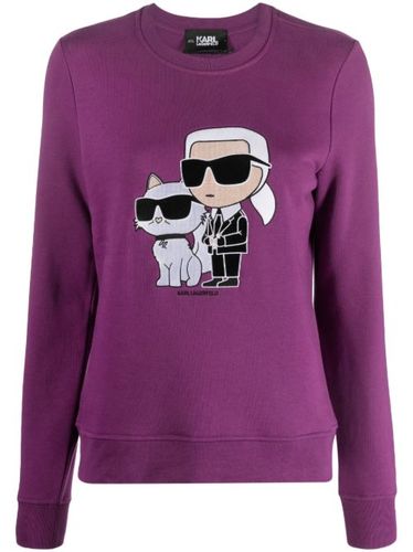 Sweat Ikon 2.0 en coton - Karl Lagerfeld - Modalova