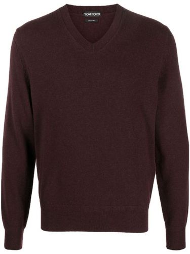 Pull en cachemire à col v - TOM FORD - Modalova